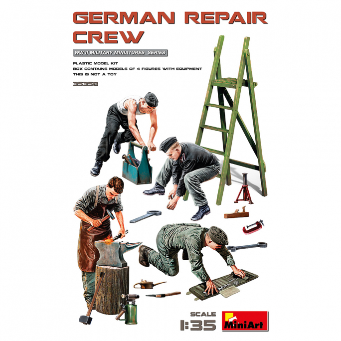 Equipe de Réparateurs Allemand - MINIART 35358 - 1/35