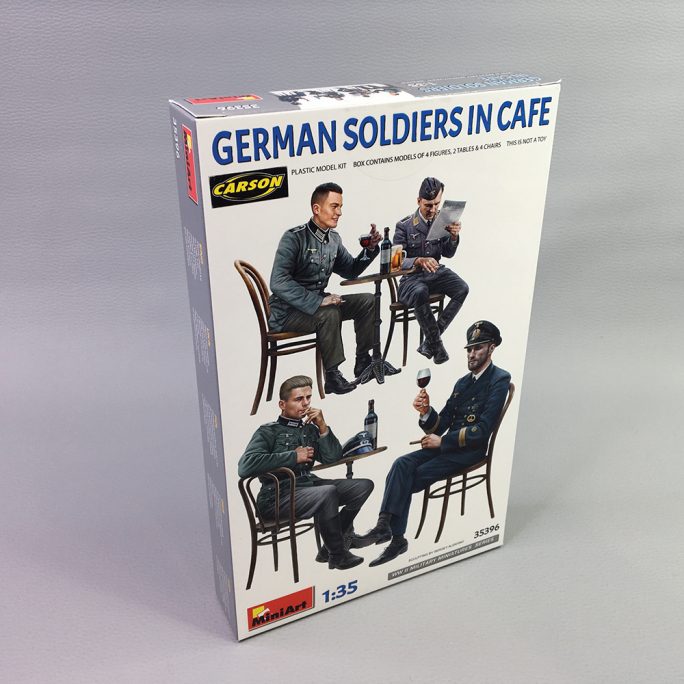 Soldats Allemands au café - MINIART 35396 - 1/35