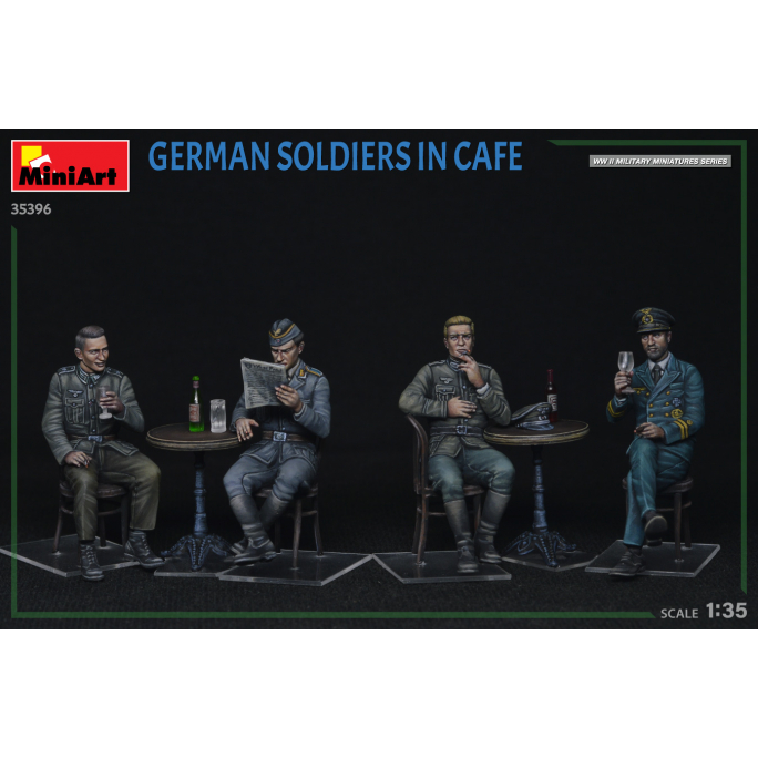 Soldats Allemands au café - MINIART 35396 - 1/35