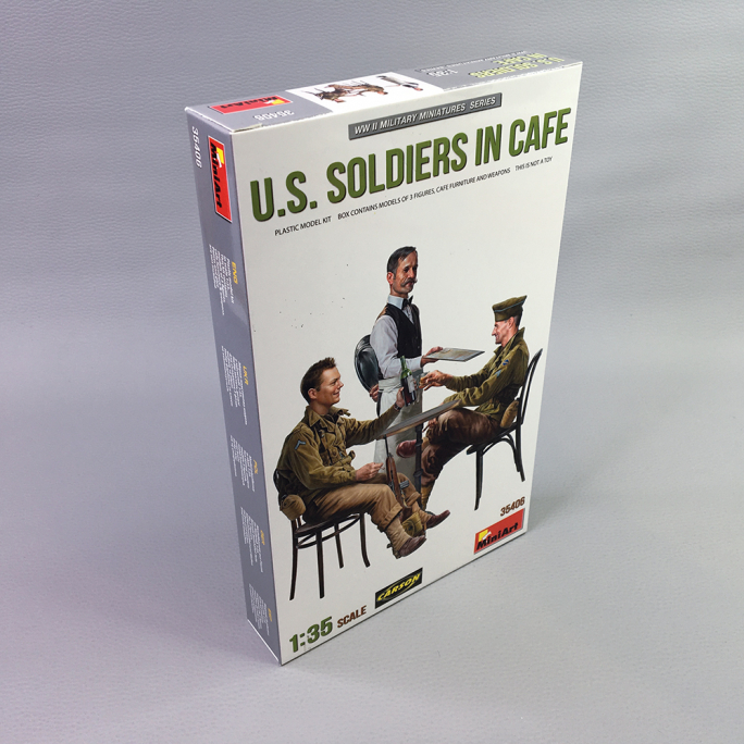 Soldats Américains au Café - MINIART 35406 - 1/35