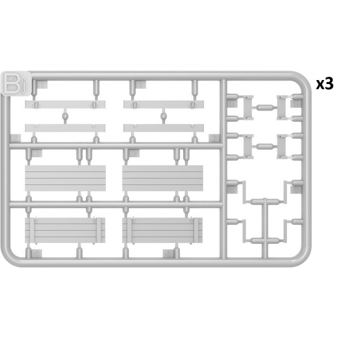 Boîtes de Munitions 7.5cm PaK40 SET 1 - MINIART 35398 - 1/35