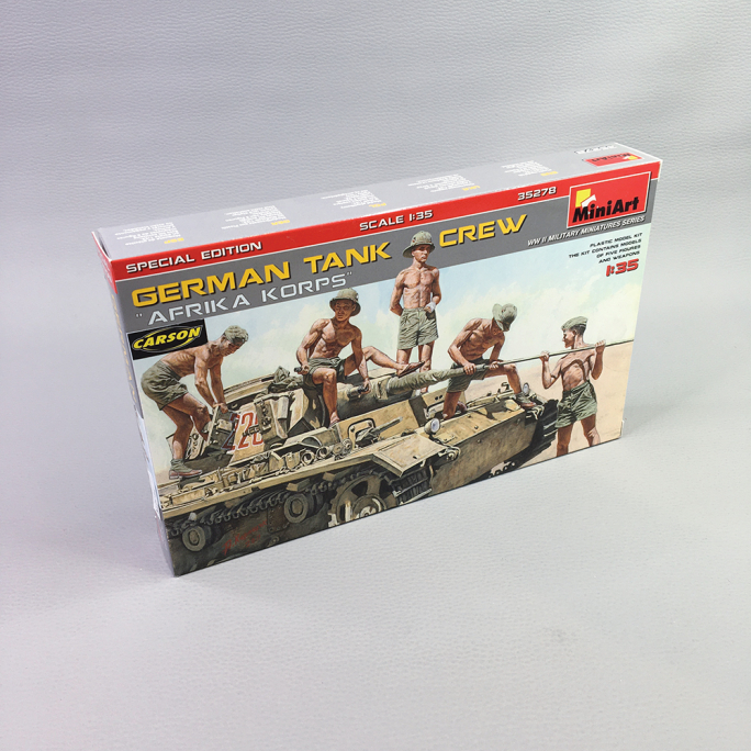 Equipage de Char Allemand, Afrika Korps - MINIART 35278 - 1/35