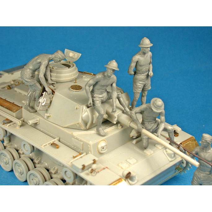 Equipage de Char Allemand, Afrika Korps - MINIART 35278 - 1/35