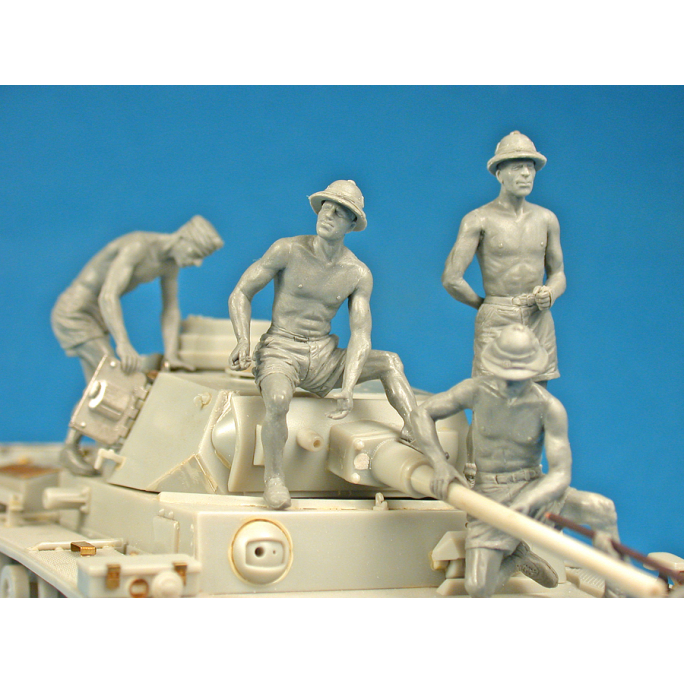 Equipage de Char Allemand, Afrika Korps - MINIART 35278 - 1/35