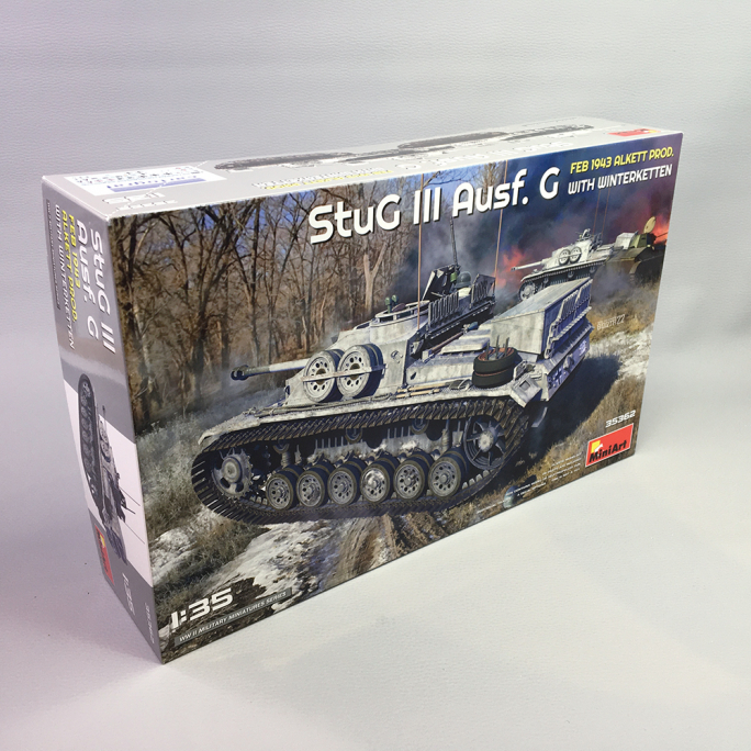 Tank StuG III Ausf. G, 1943, Chenilles hiver - MINIART 35362 - 1/35