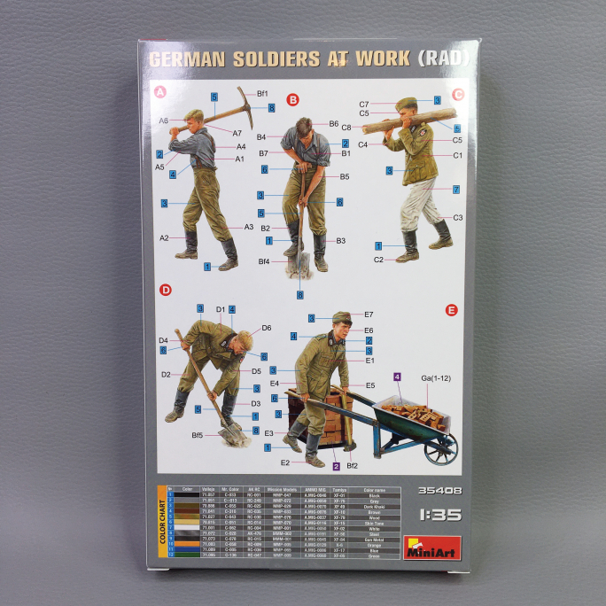 Soldats Allemands au Travail - MINIART 35408 - 1/35