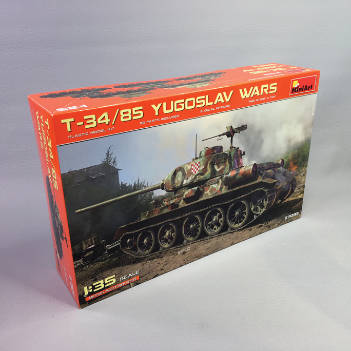 Tank, Char T-34 / 85, Guerres Yougoslaves - MINIART 37093 - 1/35