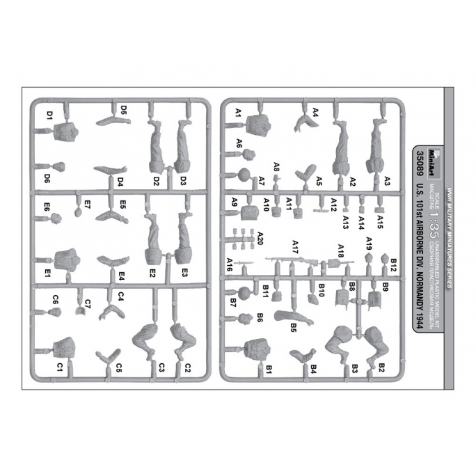 101ème Division Aéroportée US (Normandie 1944) - MINIART 35089 - 1/35