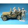 Figurines équipage de JEEP (Britannique) - MINIART 35058 - 1/35