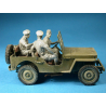 Figurines équipage de JEEP (Britannique) - MINIART 35058 - 1/35