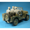 Figurines équipage de JEEP (Britannique) - MINIART 35058 - 1/35