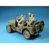 Figurines équipage de JEEP (Britannique) - MINIART 35058 - 1/35