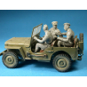 Figurines équipage de JEEP (Britannique) - MINIART 35058 - 1/35