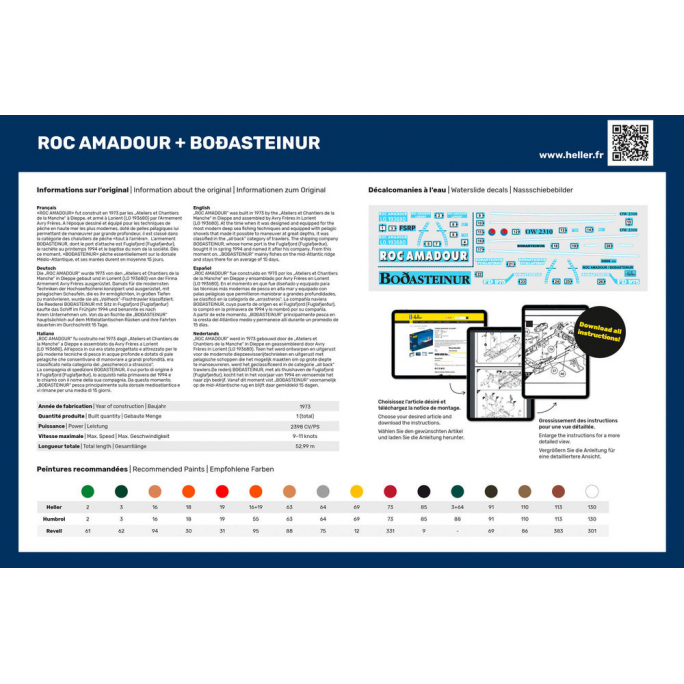 Roc Amadour + Bodasteinur, Set double - HELLER 85608 - 1/200