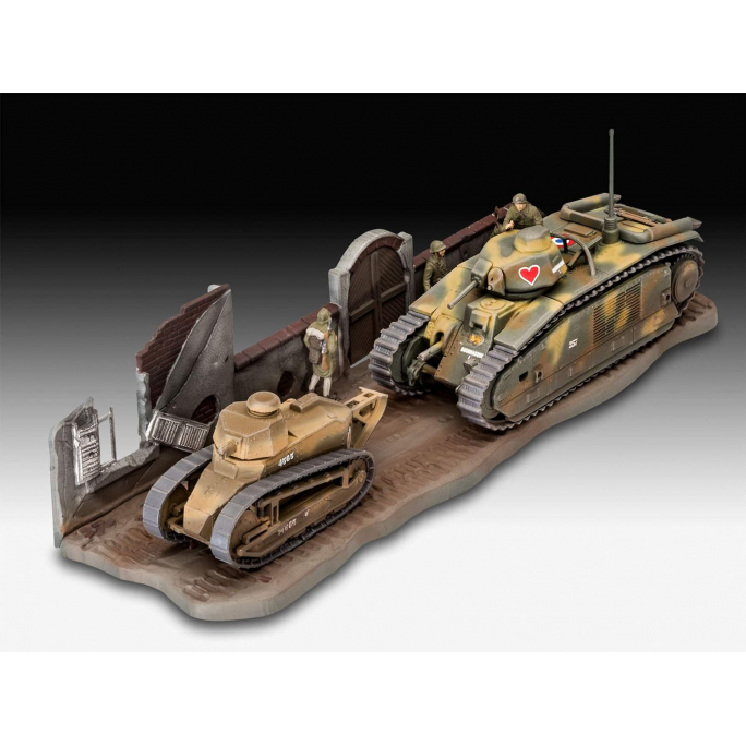 Char B1 bis Renault FT.17  - 1/76 - REVELL 3278