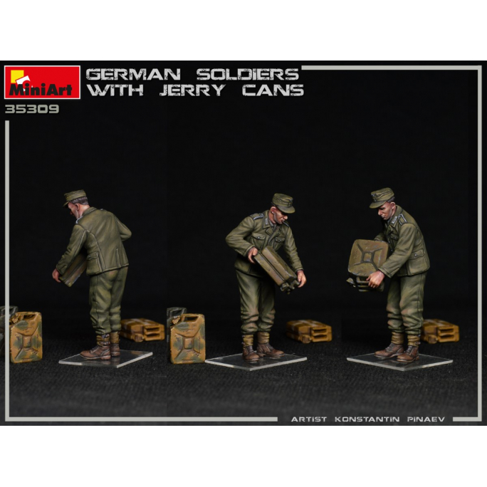 Soldats Allemand avec des Jerrycans - MINIART 35286 - 1/35