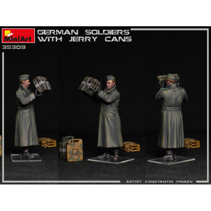 Soldats Allemand avec des Jerrycans - MINIART 35286 - 1/35