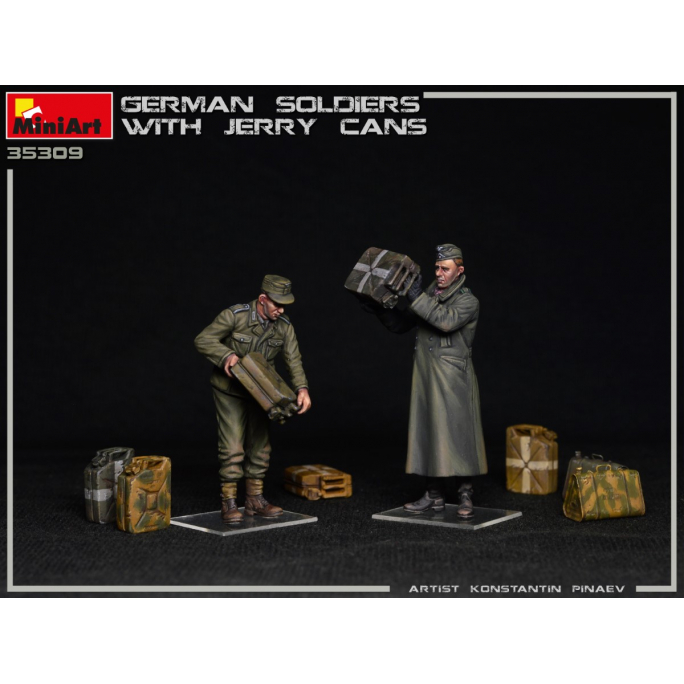 Soldats Allemand avec des Jerrycans - MINIART 35286 - 1/35