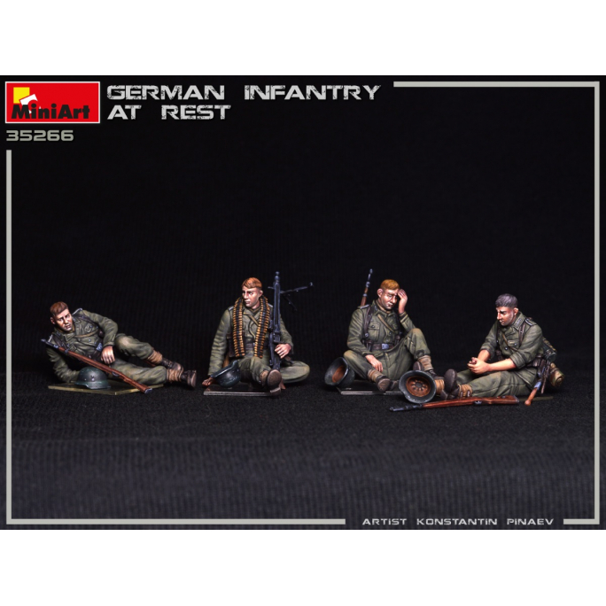 Infanterie Allemande au repos - MINIART 35266 - 1/35