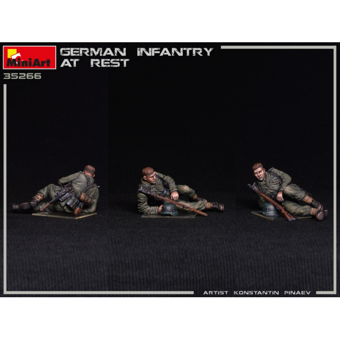 Infanterie Allemande au repos - MINIART 35266 - 1/35