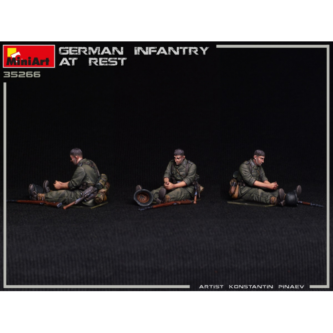 Infanterie Allemande au repos - MINIART 35266 - 1/35