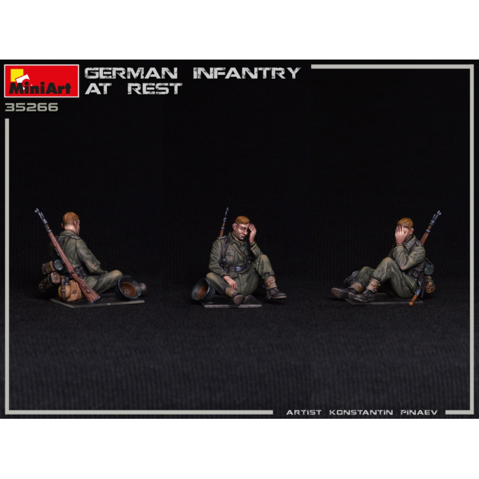 Infanterie Allemande au repos - MINIART 35266 - 1/35