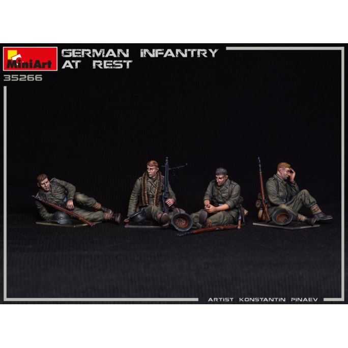 Infanterie Allemande au repos - MINIART 35266 - 1/35