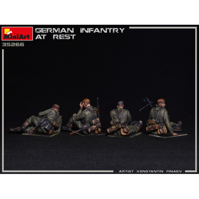 Infanterie Allemande au repos - MINIART 35266 - 1/35