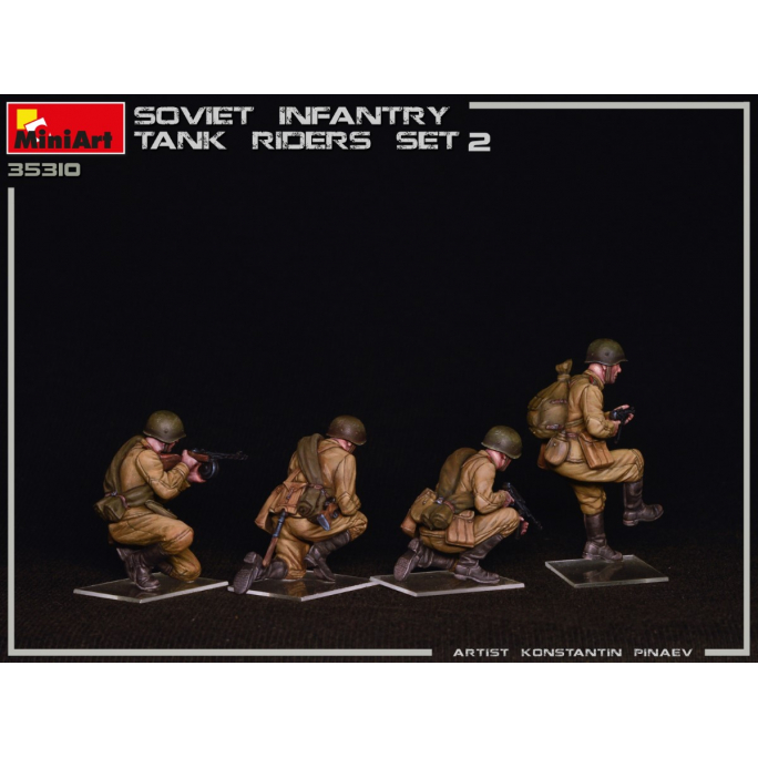 Infanterie Soviétique de char Set 2 - MINIART 35310 - 1/35