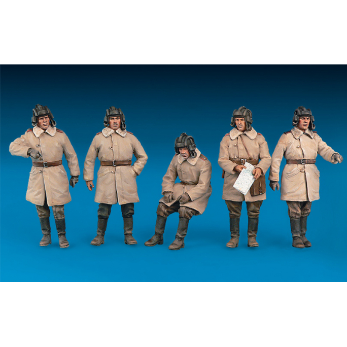 Equipage de char Soviétiques, Uniformes Hiver - MINIART 35244 - 1/35