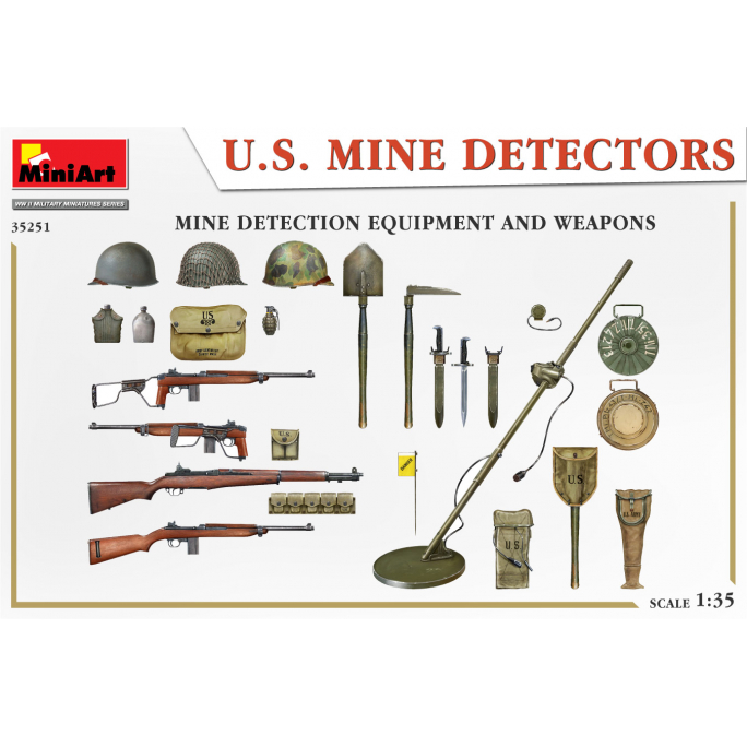 Détecteurs de mines, Américains - MINIART 35251 - 1/35