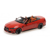 BMW M4 Cabriolet, Rouge Métal, 2020 - MINICHAMPS 110021030 - 1/18