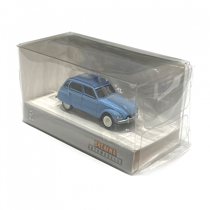 Citroën Dyane 6, capote fermée bleu cristal - SAI / Brekina 7610 - 1/87