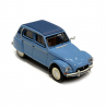 Citroën Dyane 6, capote fermée bleu cristal - SAI / Brekina 7610 - 1/87