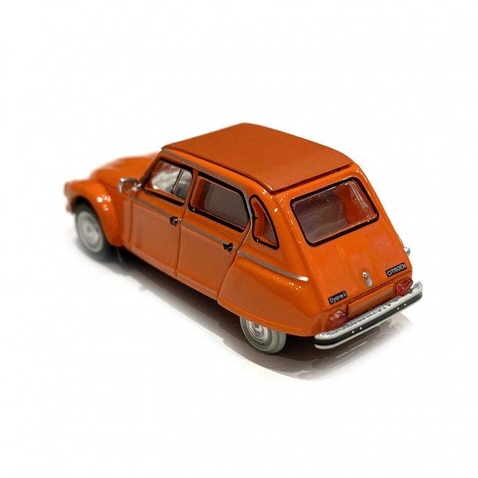 Citroën Dyane 6, capote fermée orange ténéré - SAI / Brekina 7612 - 1/87