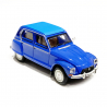 Citroën Dyane 6, capote fermée bleu myosotis - SAI / Brekina 7611 - 1/87