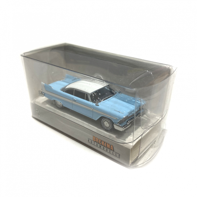 Plymouth Fury, bleu clair ligne blanche - Brekina 19676 - 1/87