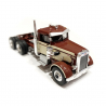 Camion Peterbilt 281, marron / crème - Brekina 85757 - 1/87