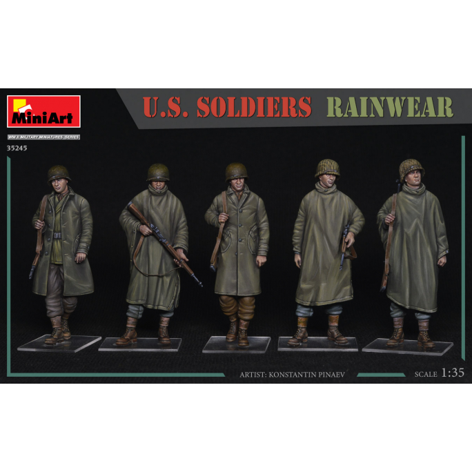 Soldats Américains en vêtements de pluie - MINIART 35245 - 1/35