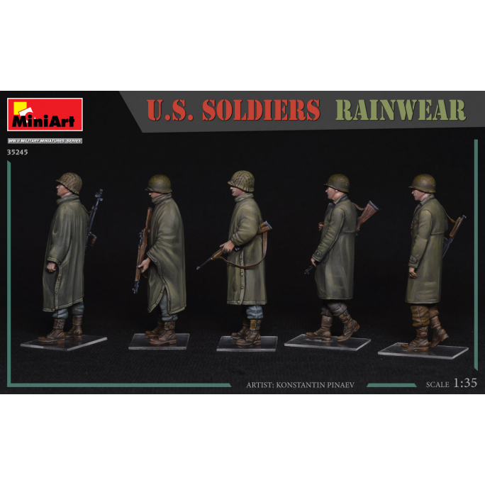 Soldats Américains en vêtements de pluie - MINIART 35245 - 1/35