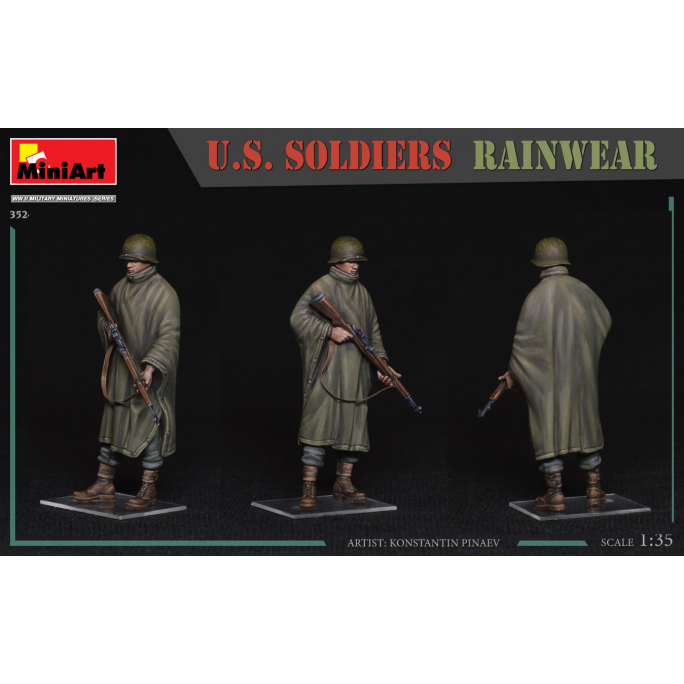 Soldats Américains en vêtements de pluie - MINIART 35245 - 1/35