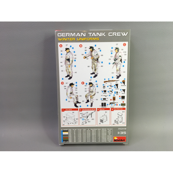 Equipage de char Allemand, uniformes Hiver, Ed.Spéciale - MINIART 35249 - 1/35