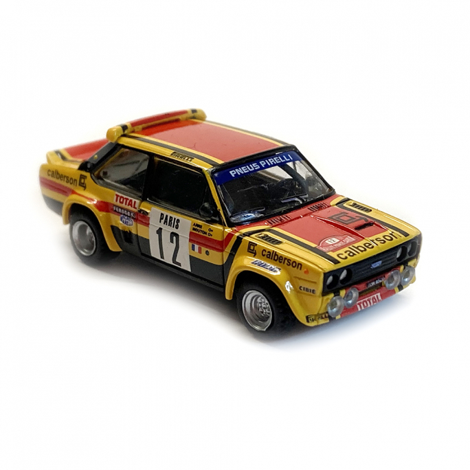 Fiat 131 Abarth, michèle Mouton N°12, Calbreson 1980 - Brekina 22659 - 1/87