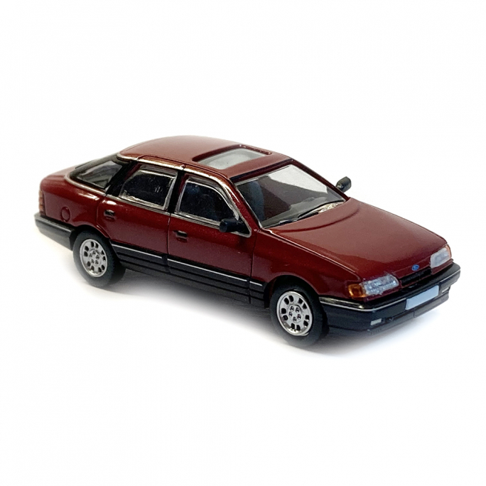 Ford Scorpio, toit ouvrant, rouge / noir métallisé - PCX 870458 - HO 1/87