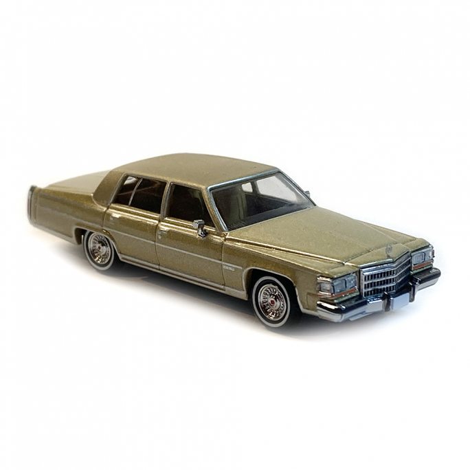 Cadillac Fleetwood Brougham, beige métallisé - PCX 870451 - HO 1/87