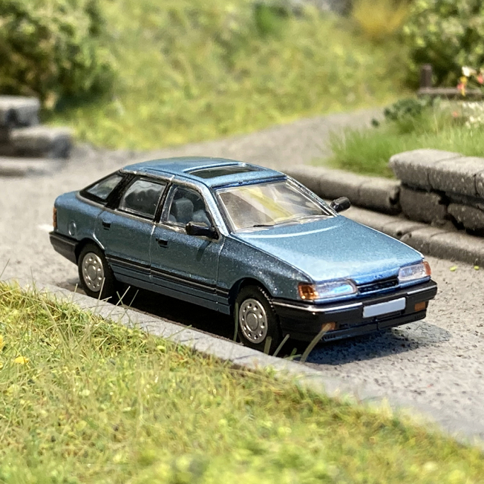 Ford Scorpio, toit ouvrant, bleu clair métallisé - PCX 870459 - HO 1/87