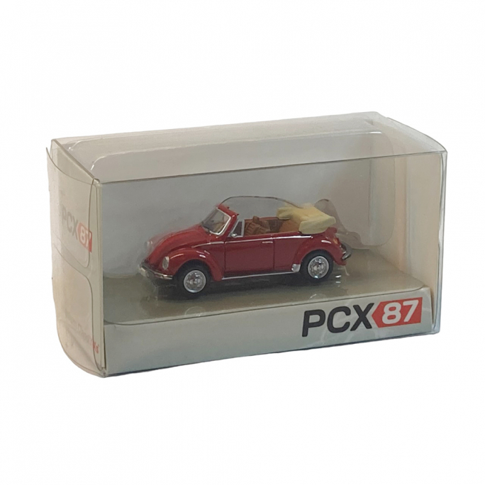 Volkswagen Coccinelle 1303 cabriolet, rouge - PCX 870516 - HO 1/87