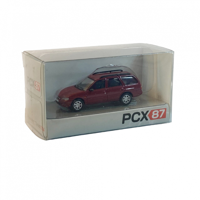 Ford Escort MK VII Tumier "break", bordeaux métallisé - PCX 870467 - HO 1/87