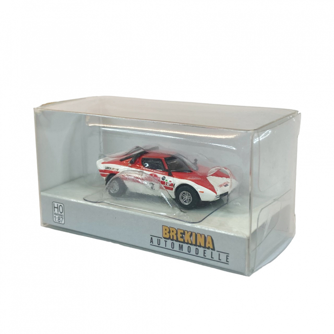 Lancia Stratos HF, Rallye San Remo 1974, N°2, blanc orange - Brekina 29653 - 1/87