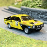 Opel Kadett C GTE, Rallye monté Carlo 1976, N°16, jaune noir - Brekina 20401 - 1/87